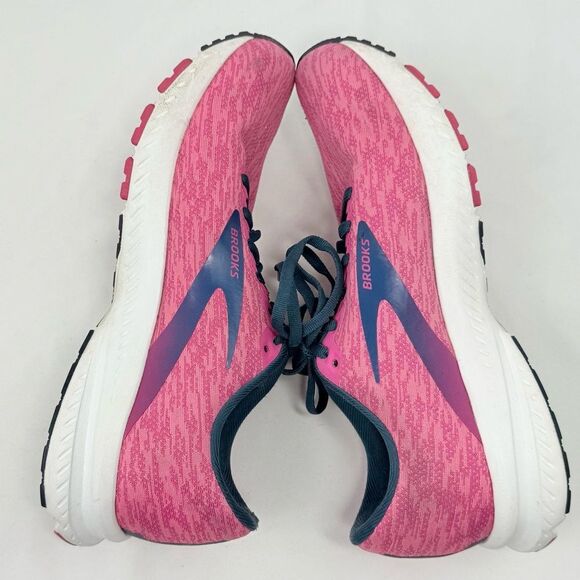 Brooks Launch 7 Pink Blue Performance Athletic Running Shoe - Picture 10 of 15